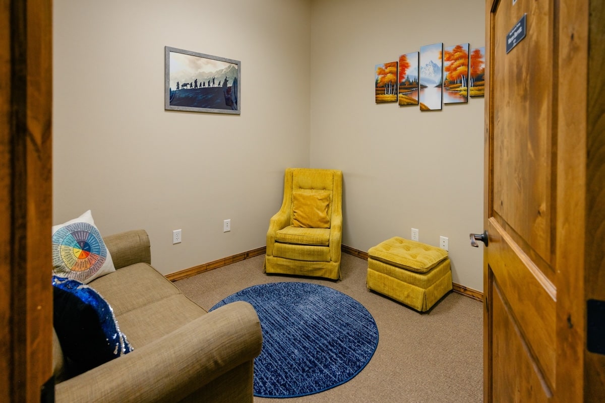 Misty mountain landscape