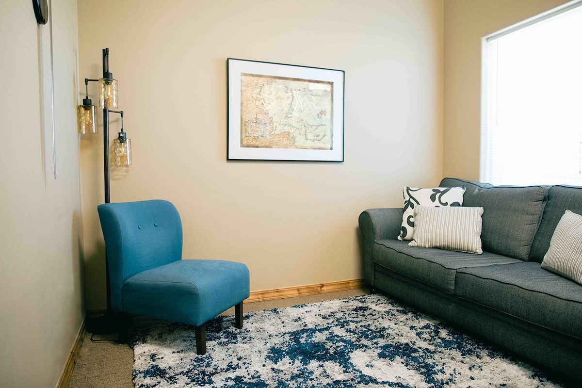 Welcoming therapy office interior